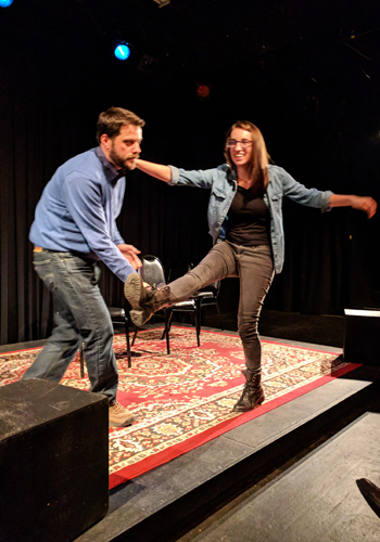 Matt& Kristen, improv comedy with an audience member