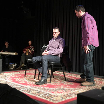 Matt& Michael, improv comedy with an audience member