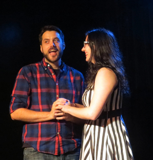 Matt& Rachel, improv comedy with an audience member