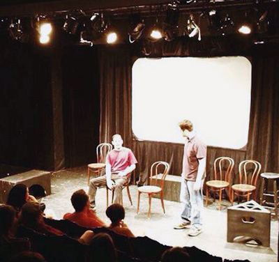 Matt&, improv comedy with an audience member, in the Philly Fringe Festival