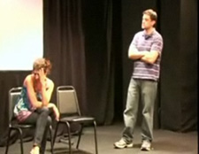 Matt& Jaclyn improv comedy in the Philly Fringe Festival
