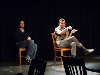 Matt& Joey improv comedy at the Oberlin Improv Conference
