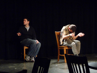 Matt& Joey improv comedy at the Oberlin Improv Conference