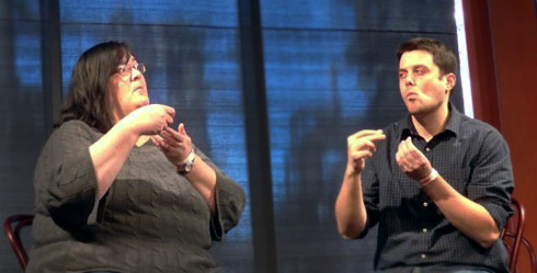Matt& Kat, improv comedy in the 2015 SteelStacks Improv Festival
