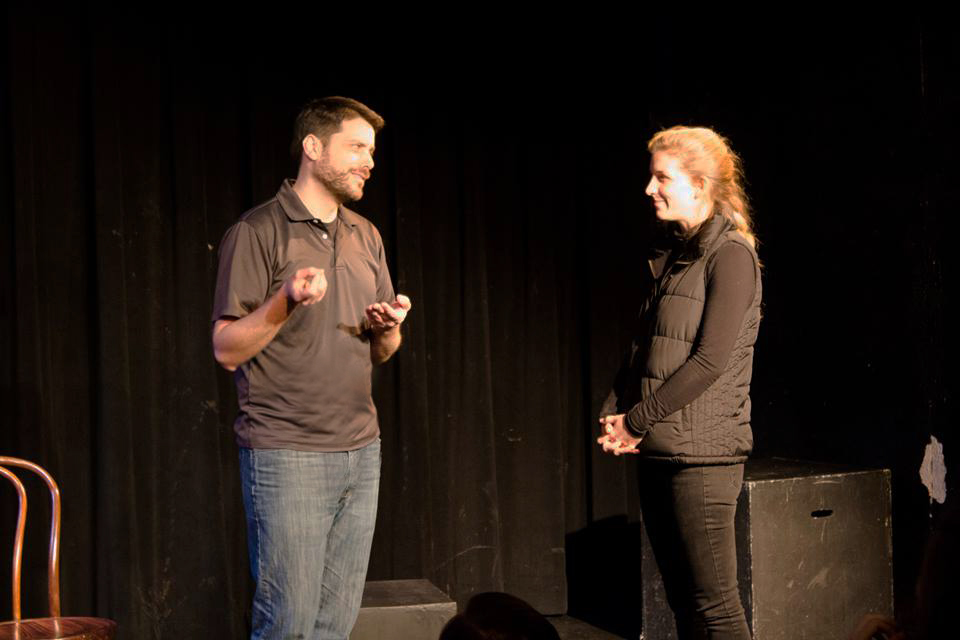Matt& Kristen, improv comedy with an audience member