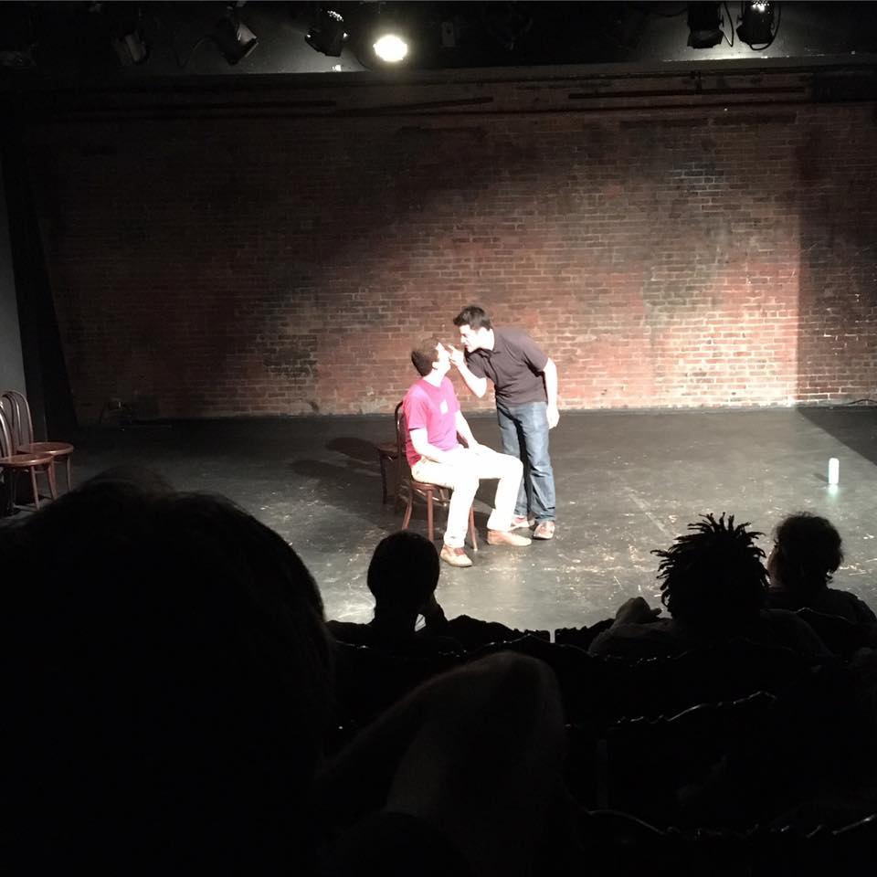 Matt&, improv comedy with an audience member, at Philly Improv Theater