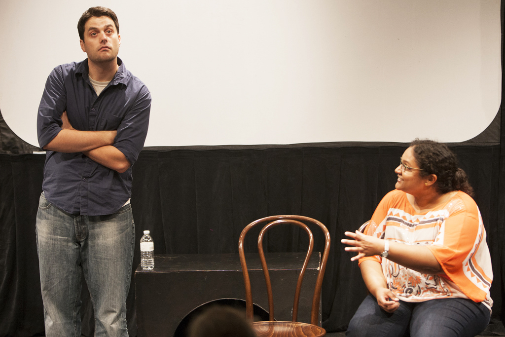Matt& Nathra, improv comedy with an audience member