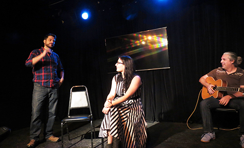 Matt& Rachel, improv comedy with an audience member